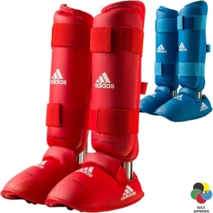 Adidas WKF karate shin and foot protectors - Tokyo