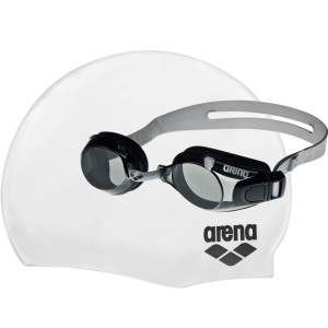 Swimming goggle and cap Arena adult