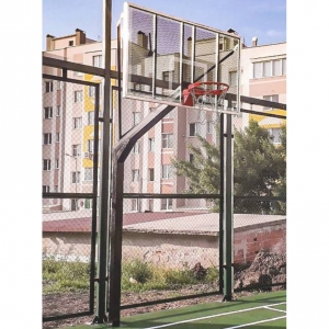 Basketball System fixed adjustable height