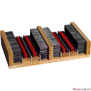 Set of brushes to clean sports shoes
