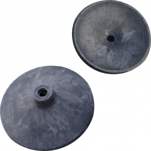 Rubber base for slalom pole