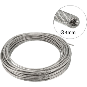 Stainless Steel Rope PVC Coated 4 mm.