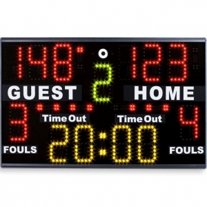 Scoreboard electronic portable