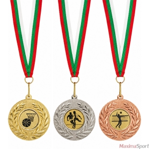 Medal with sport logo 5 cm.