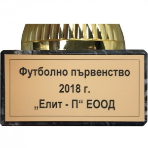 Trophy Cup Inscription