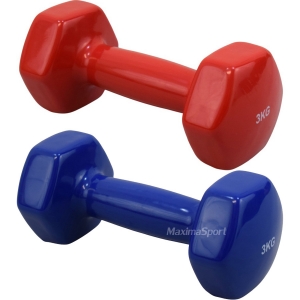 Dumbbell 3 kg vinyl coated