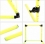 Speed hurdel adjustable height