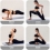 Yoga mat for knees, elbows and palms - 1 pcs