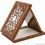 Wooden plaque with an inscription and logo sport 26х20 cm.