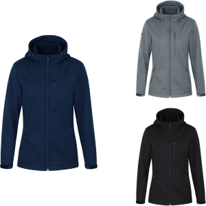 Jacket for women Jako Softshell Premium with hood