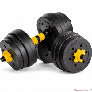 Set gantere reglabila 2x10 kg.