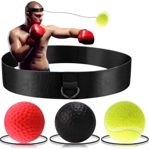 Reflex training ball for boxing and combat sports