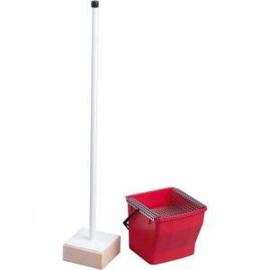 Mop for drying sports fields