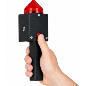 Buzer acustic portabil cu time-out si semnalizator luminos